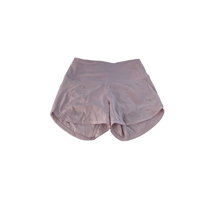 Women's Lululemon Athletic Running Shorts, Light Pink, Size 2