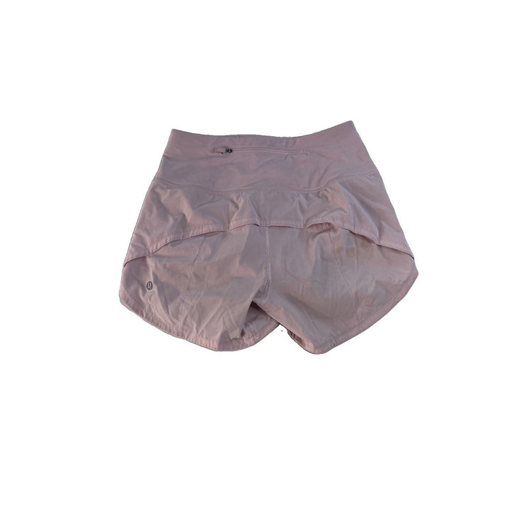 Women's Lululemon Athletic Running Shorts, Light Pink, Size 2