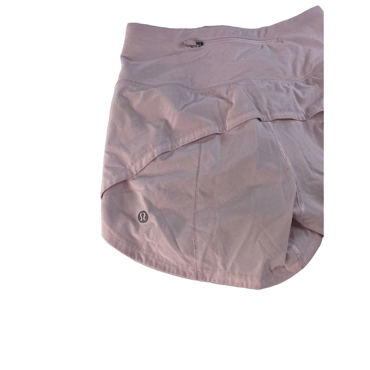 Women's Lululemon Athletic Running Shorts, Light Pink, Size 2