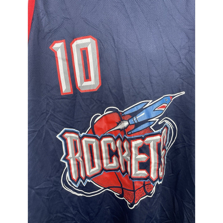 Vintage Champion Sam Cassell Houston Rockets Jersey Men's 48 XL Rare 90s NBA