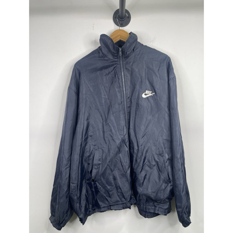 Mens Vintage Nike 1990’s Blue Zip-up Windbreaker Sz XL