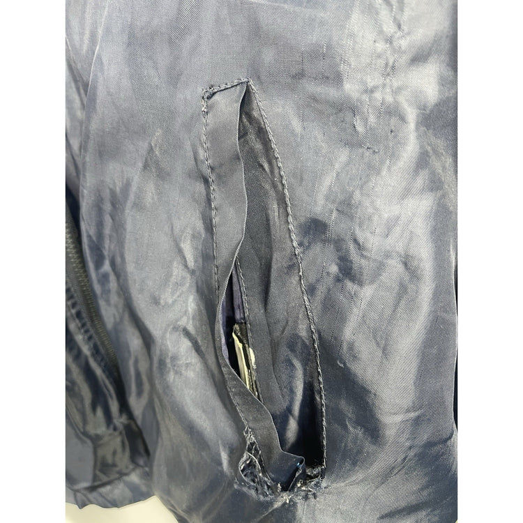 Mens Vintage Nike 1990’s Blue Zip-up Windbreaker Sz XL