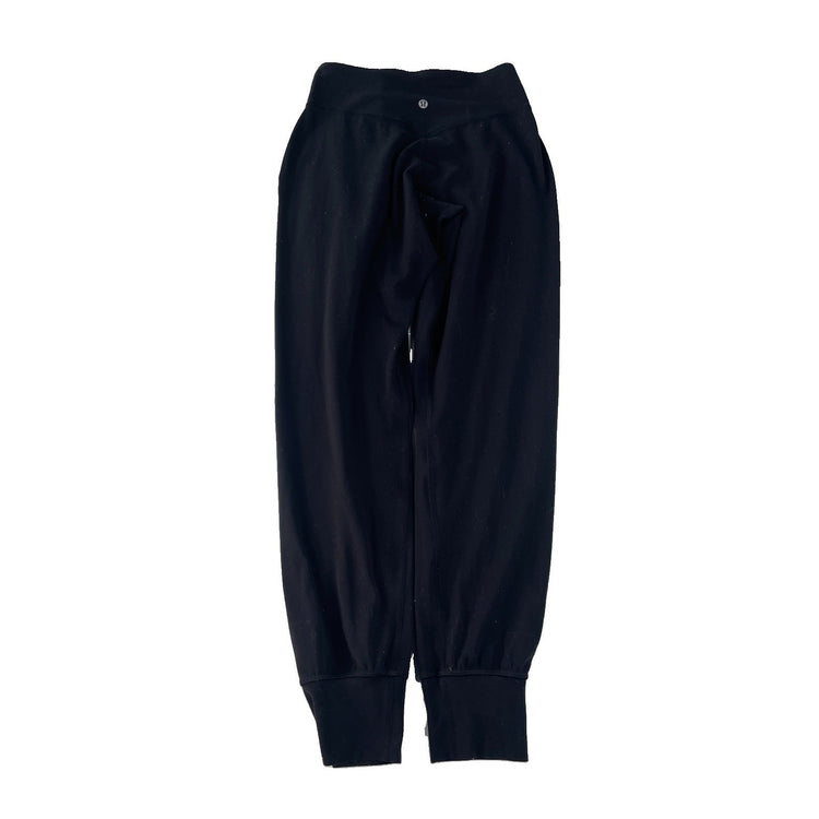 Womens Lululemon Black Joggers Size 4