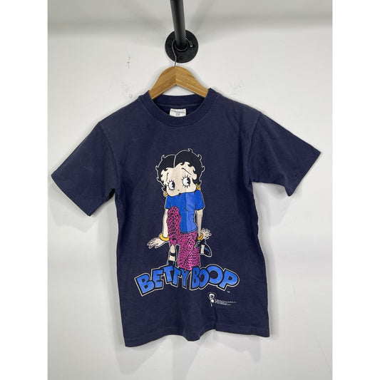 Womens Vintage 1998 Betty Boop Navy T-shirt Sz Large