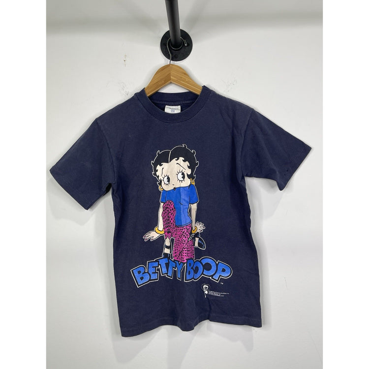 Womens Vintage 1998 Betty Boop Navy T-shirt Sz Large