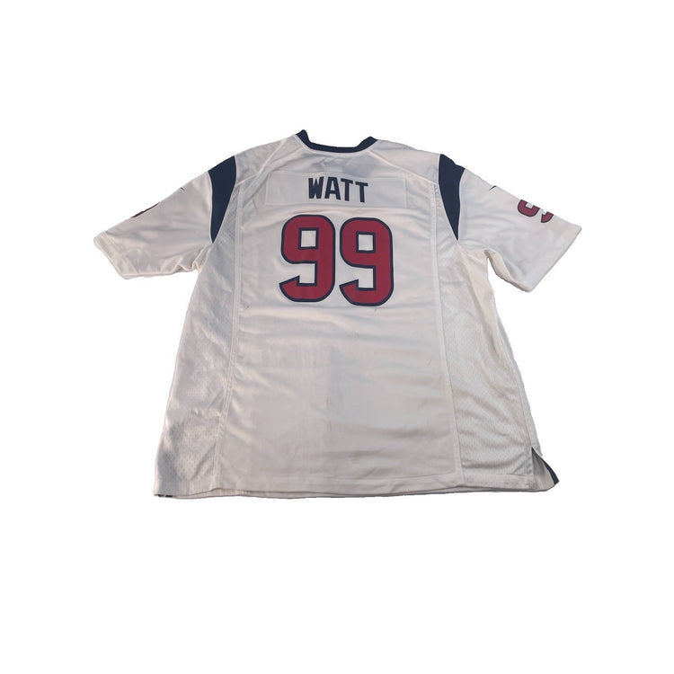 Mens Nike Houston Texans JJ Watt #99 White Away Jersey SIZE XL
