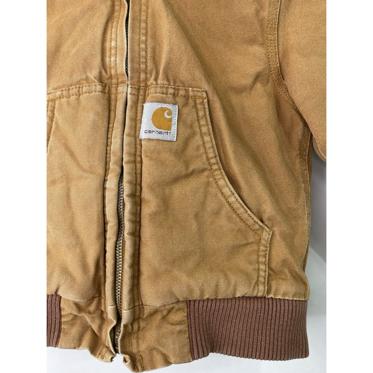 Kids Carhartt Jacket Tan Size 4-5
