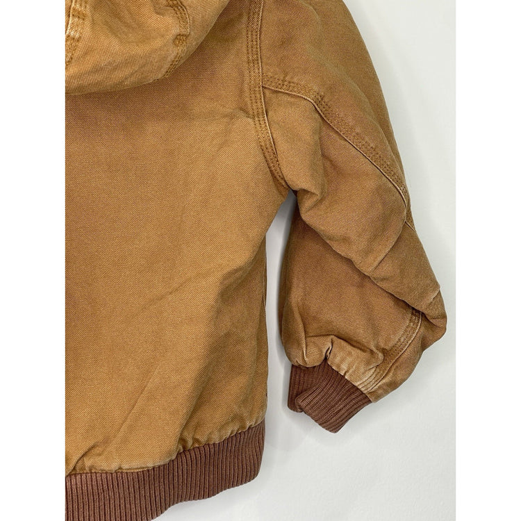 Kids Carhartt Jacket Tan Size 4-5