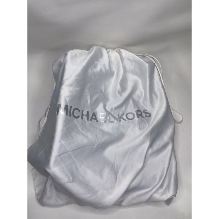 Michael Kors Blue Charlotte Saffiano Leather Top-Zip Tote Bag With MK Packaging