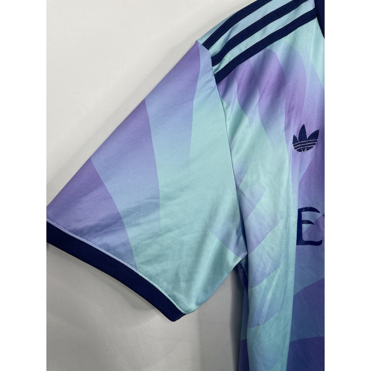 Adidas Arsenal 2024 Third Jersey Men’s Slim Fit #53 Emirates Purple Team Sz XL