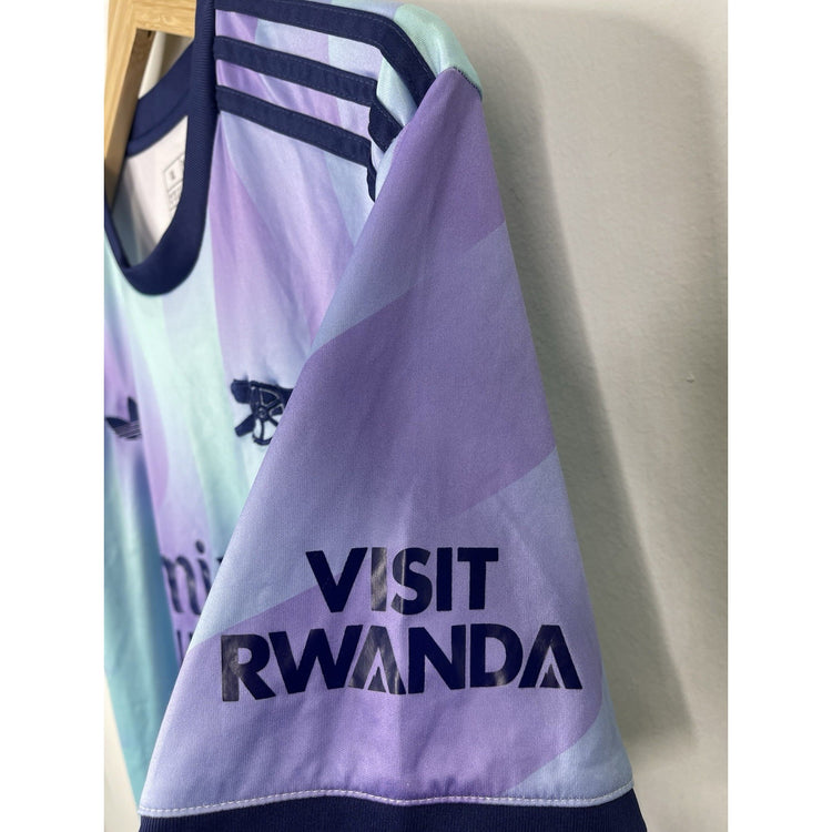 Adidas Arsenal 2024 Third Jersey Men’s Slim Fit #53 Emirates Purple Team Sz XL