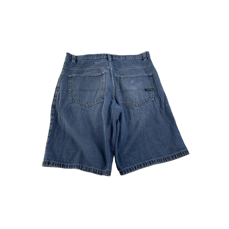 Men's Southpole Authentic Collection Blue Denim Jean Shorts Size 38