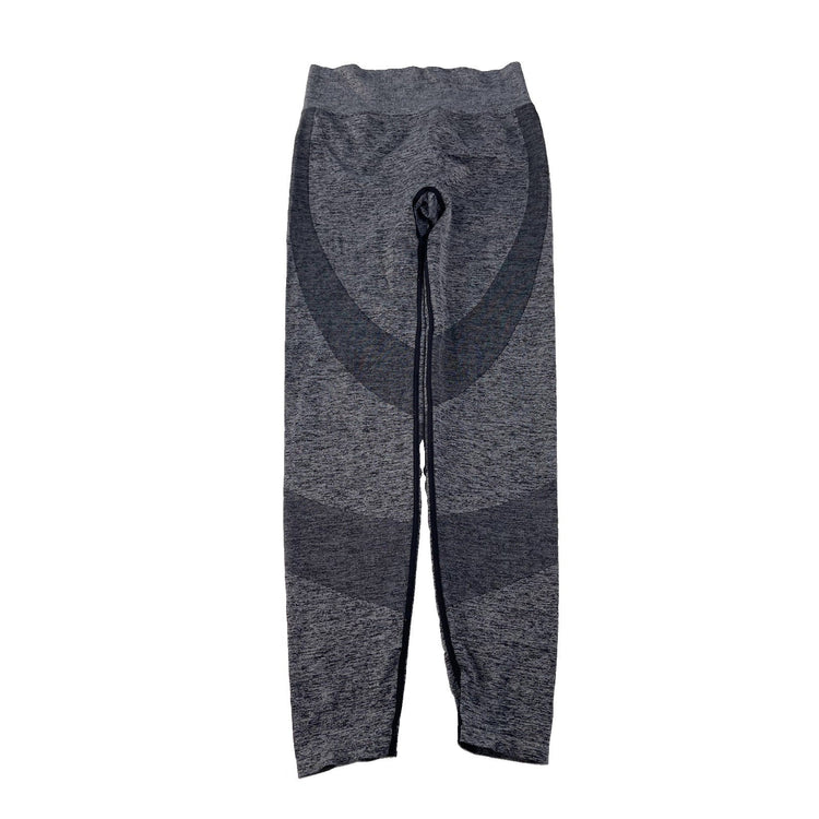 Women's Victoria's Secret Pink Active Gray Seamless Textured Leggings Size M