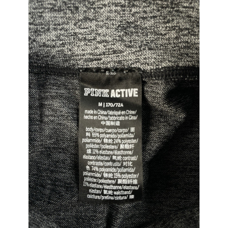 Women's Victoria's Secret Pink Active Gray Seamless Textured Leggings Size M