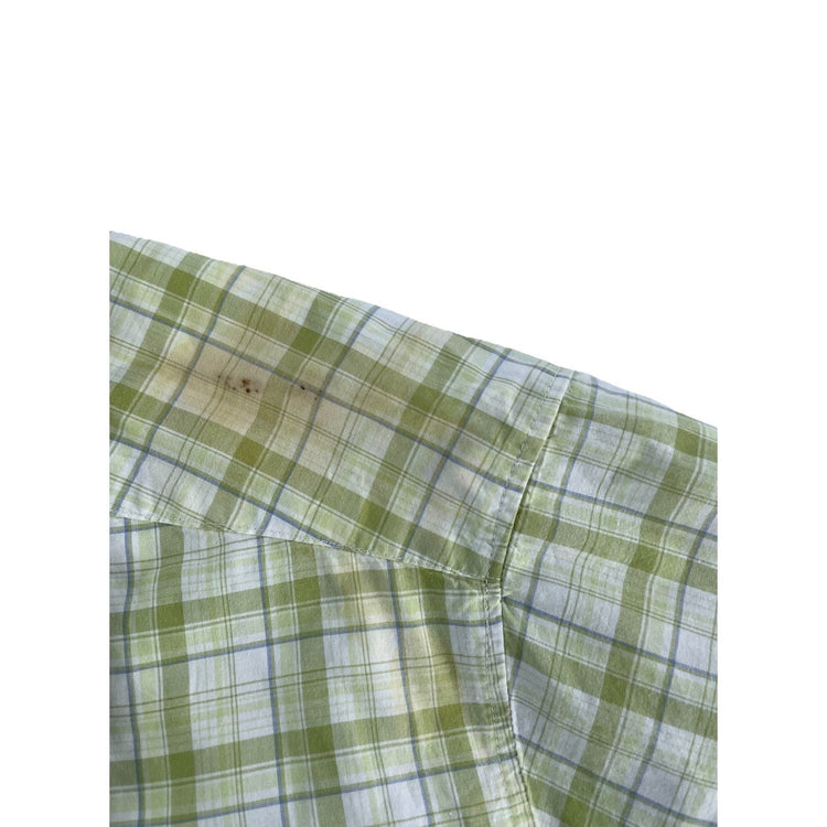 Mens Carhartt Classic Plaid Multicolor ButtonUp Shirt Size L