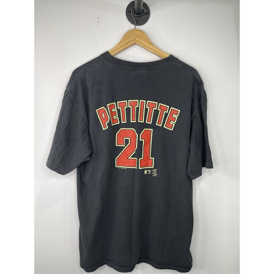 Vintage 2004 Astros Andy Pettitte T-shirt Size L