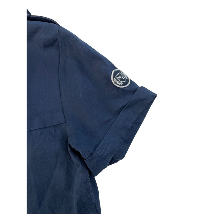 Women's Abercrombie & Fitch Navy Blue Button-Up Shirt Dress Size S