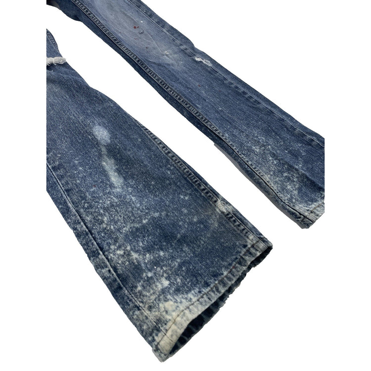 Men’s Worn&torn Levi’s Bootcut Blue Jeans Size W30 L32