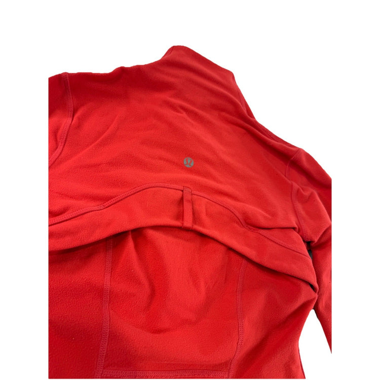 Lululemon Define Jacket Size 2 Red Fleece Full Zip