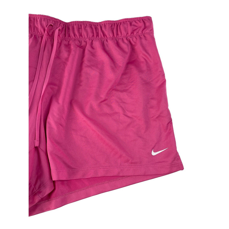 Nike Dri-FIT Women's Pink Athletic Training Shorts with Drawstring, Size XL