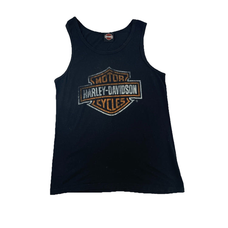 Mens Harley Davidson Black NASSAU Bahamas Tank Top Size Medium