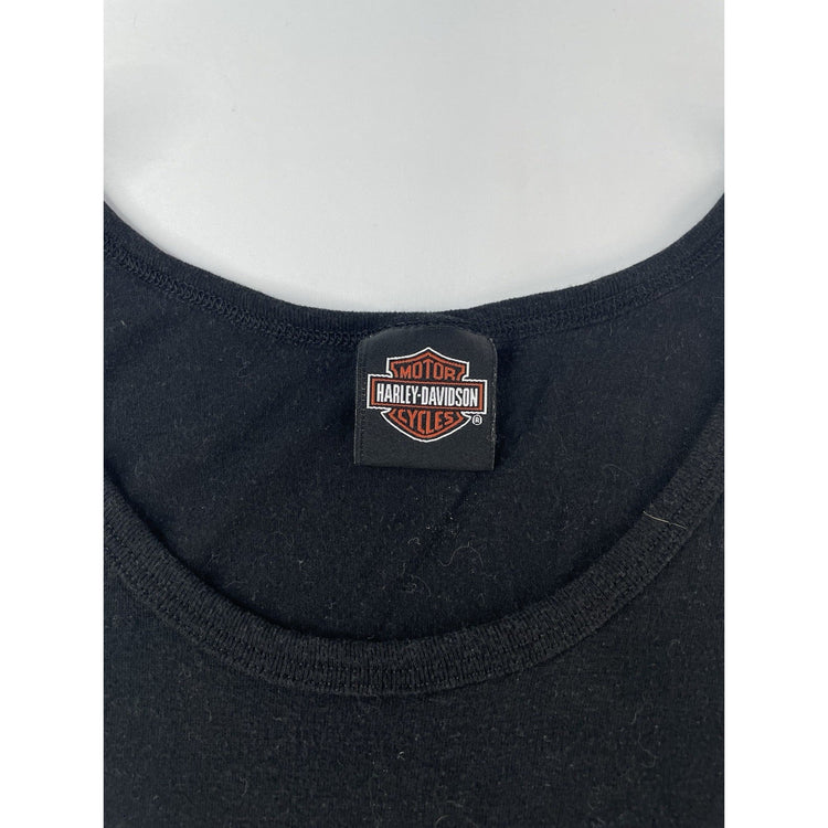 Mens Harley Davidson Black NASSAU Bahamas Tank Top Size Medium