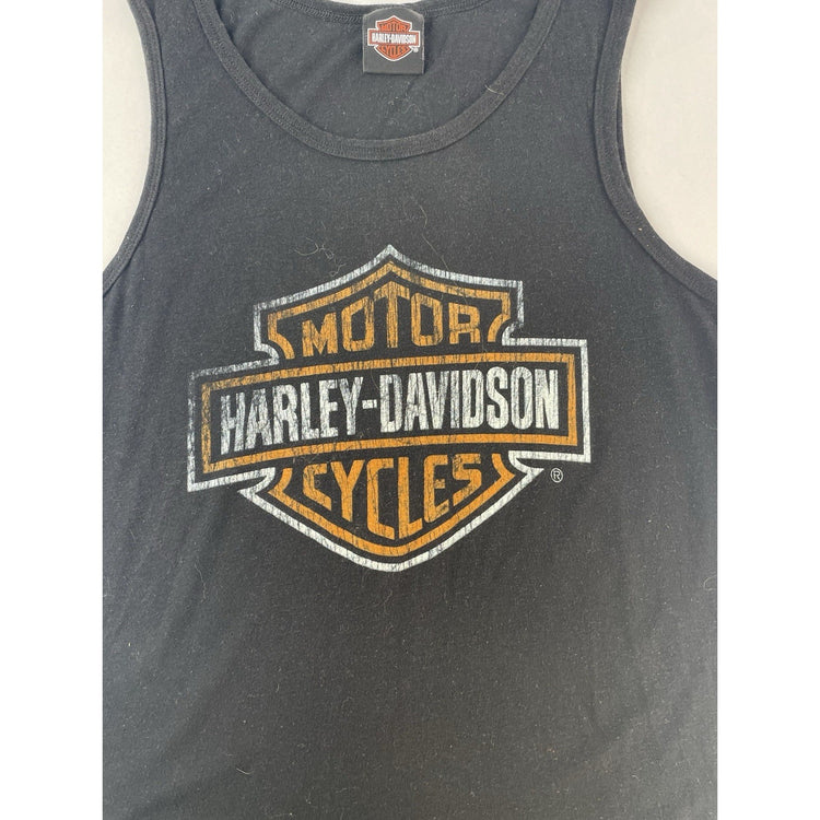 Mens Harley Davidson Black NASSAU Bahamas Tank Top Size Medium