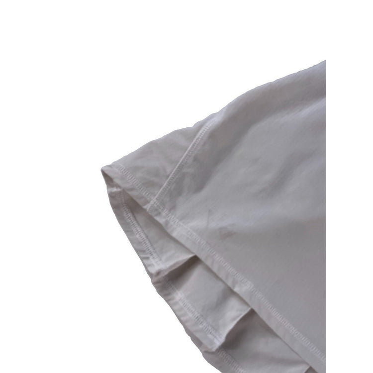 Womens Lululemon White Tiered Pleated Pace Rival Tennis Running Skirt Size 6