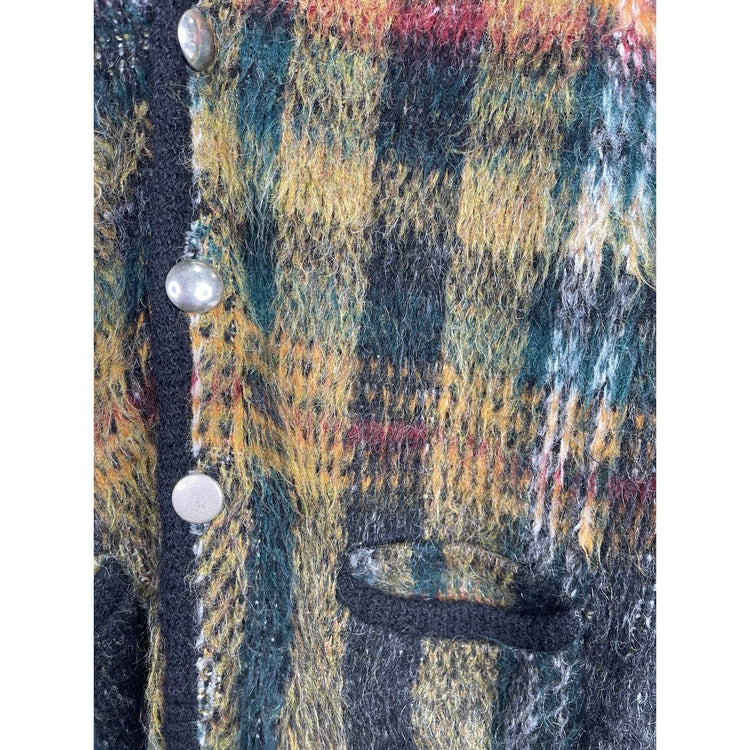 Vintage 60’s Mens Arrow Cum Laude Knitted Button-up Sweatshirt M/L