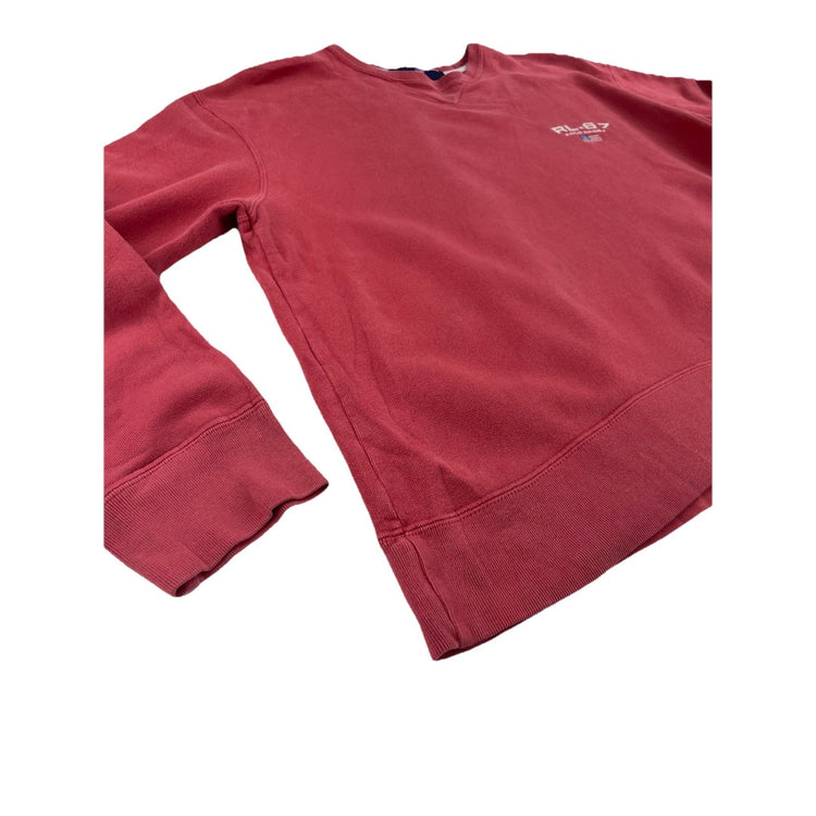Mens Polo Sport Ralph Lauren Size Small Red RL-67 Crew Neck
