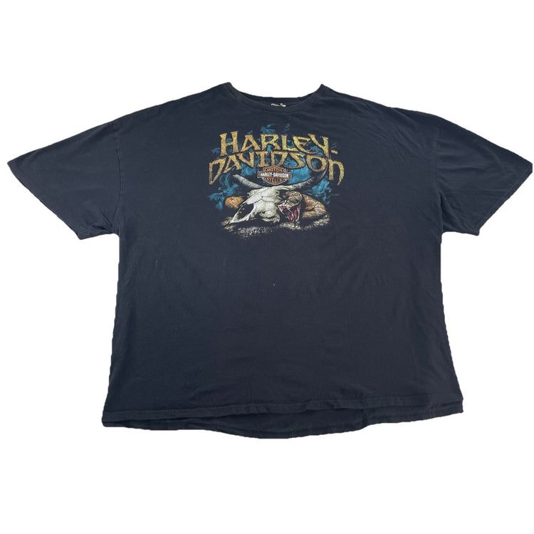Mens Harley Davidson Black Kingwood T Shirt Size 3XL