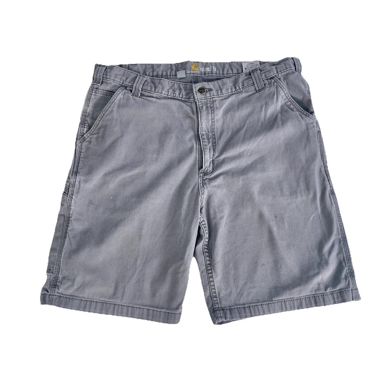 Mens Carhartt Gray Cargo Shorts Relaxed Fit Size 40