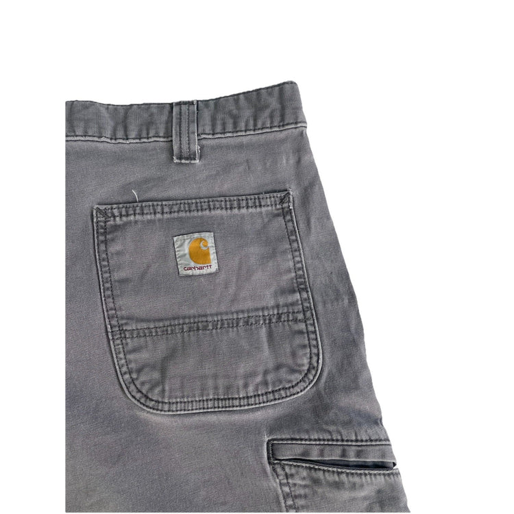 Mens Carhartt Gray Cargo Shorts Relaxed Fit Size 40