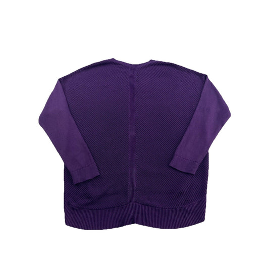 Womens Lauren Ralph Lauren Size XL Purple Knitted Sweater