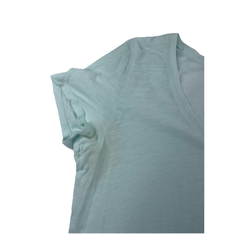 Womens Victoria Secret Blank Teal V-neck Tee Size M