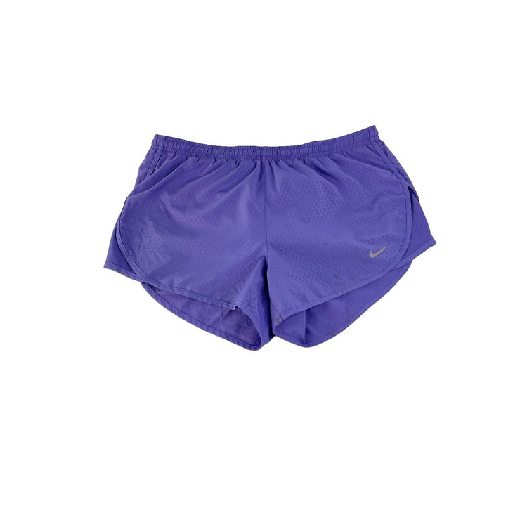 Women's Nike Dri-FIT Purple Athletic Running Shorts, Size S