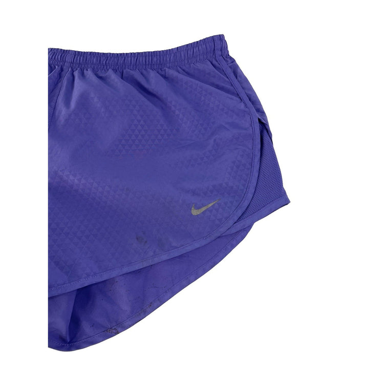 Women's Nike Dri-FIT Purple Athletic Running Shorts, Size S
