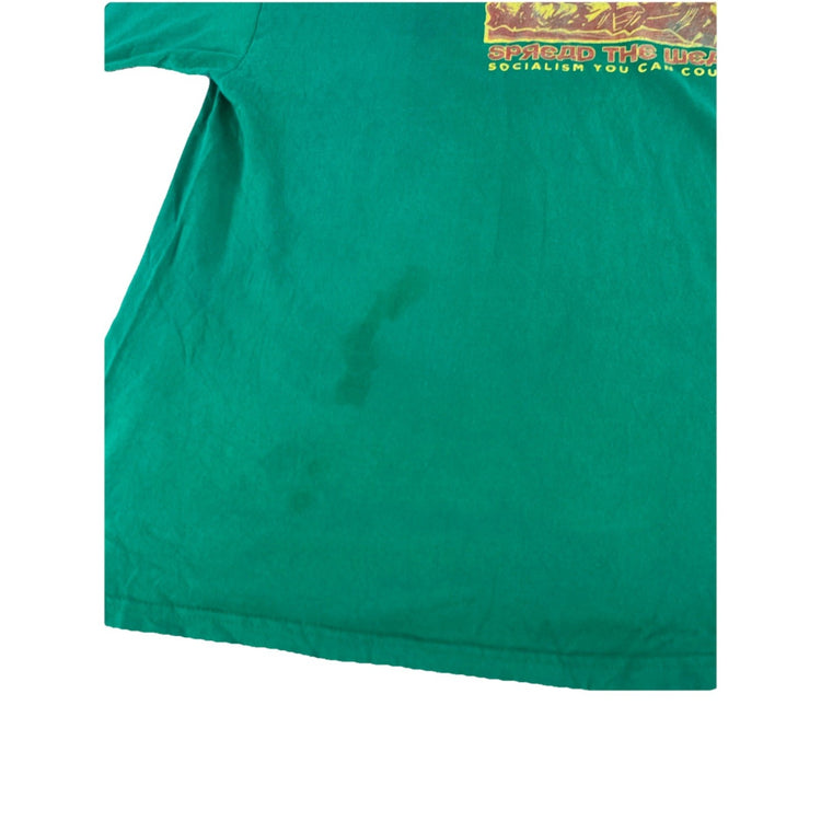 Mens Hanes Green Socialism Graphic Tee Size 3XL