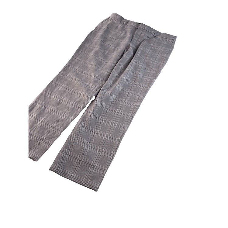 Womens Banana Republic Sloan Gray Plaid Trousers Size 10