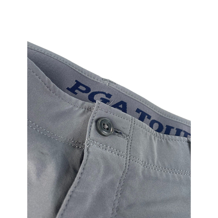 Mens PGA Tour Light Gray Golf Shorts Size 40