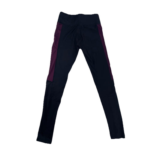 Womens Victoria’s Secret PINK Maroon & Black Leggings Size XS