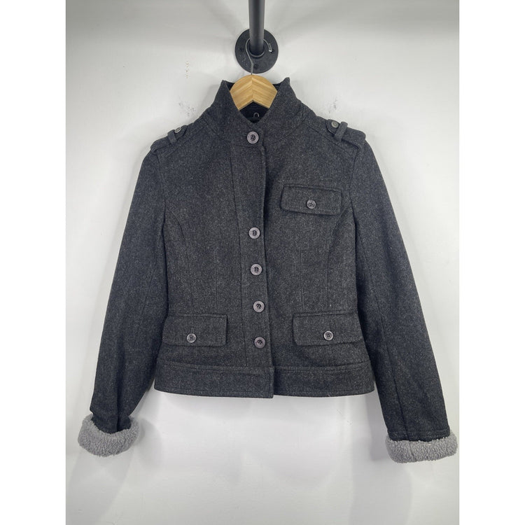 Women’s UGG Australia Gray Button Up Jacket Size XS