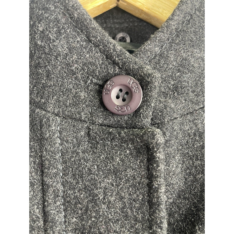 Women’s UGG Australia Gray Button Up Jacket Size XS