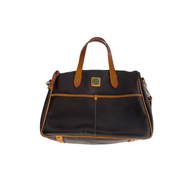 Womens Dooney & Bourne Brown Leather Handle Bag