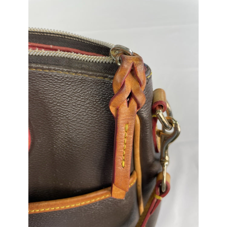 Womens Dooney & Bourne Brown Leather Handle Bag