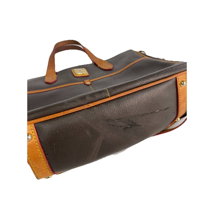 Womens Dooney & Bourne Brown Leather Handle Bag
