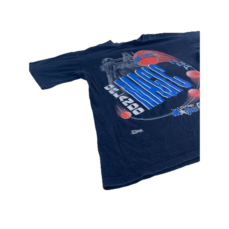 Mens Salem Sportswear Aerial Assault Orlando Magic Black Tee Size L