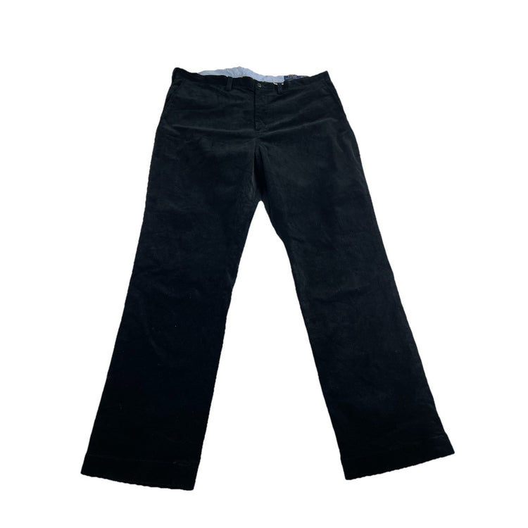 Mens Polo Ralph Lauren Size 38X32 Black Corduroy Pants