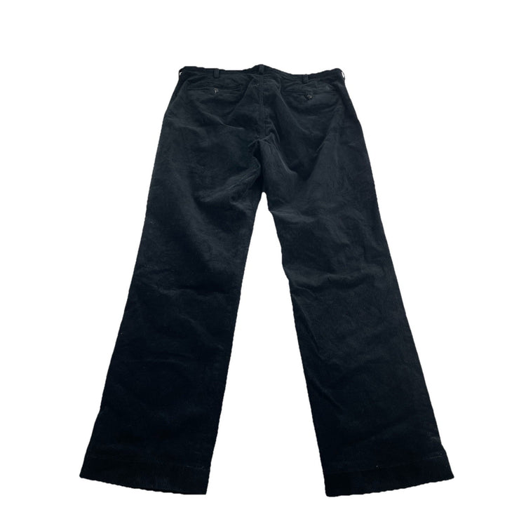 Mens Polo Ralph Lauren Size 38X32 Black Corduroy Pants