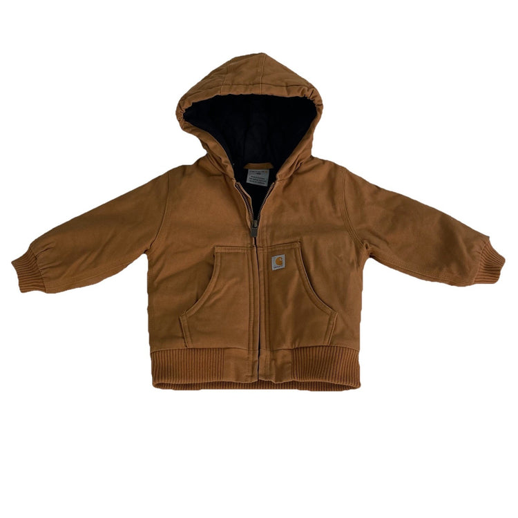 Kids Carhartt Brown Winter Jacket Size 18m